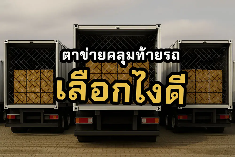 การใช้งานตาข่ายปิดท้ายตู้คอนเทนเนอร์ในงานขนส่งอุตสาหกรรมแบบปลอดภัย