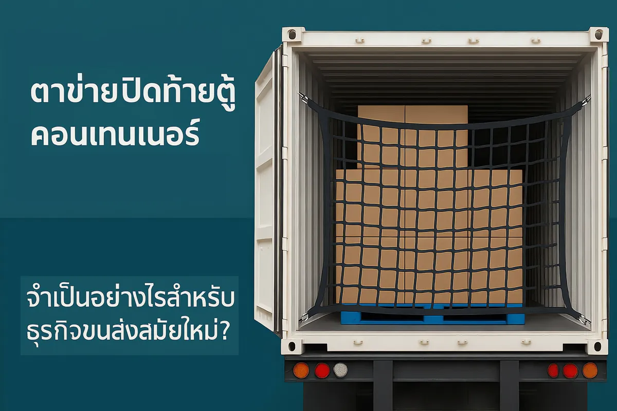 ตาข่ายปิดท้ายตู้คอนเทนเนอร์
